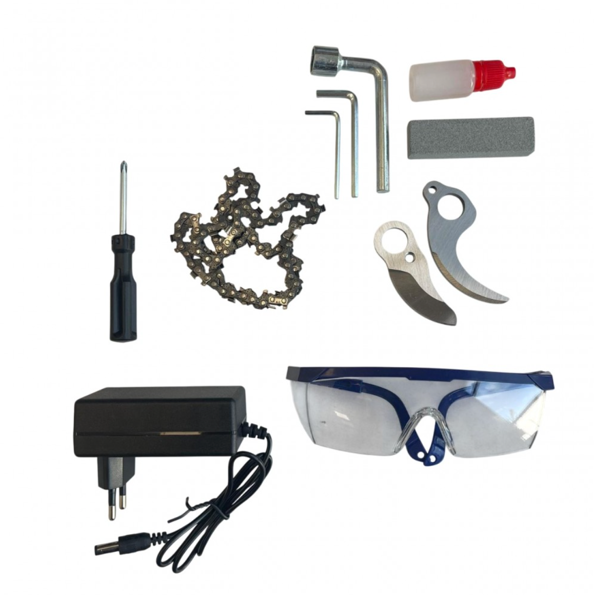 Foarfecă și ferăstrău de grădinărit fără fir 2 în 1 cu lubrifiere 36V 8Ah STAHLMAYER NEGRU