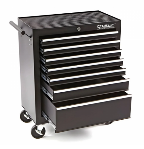 Количка Шкаф За Инструменти с 7 Чекмеджета STAHLMAYER – Eco Празни Чекмеджета за Инструменти