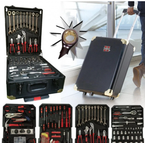 Куфар с инструменти KRAFT – 499 части