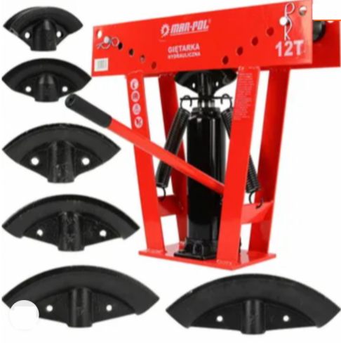 Хидравличен тръбогиб с 6 броя накрайници 12 тона Mar-Pol