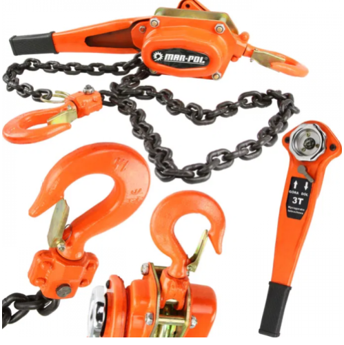 Верижна Лебедка с Тресчотка 3 тона 2 метра