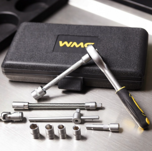 Куфар с инструменти Гедоре 1/4" шестостен 46ч., WMC