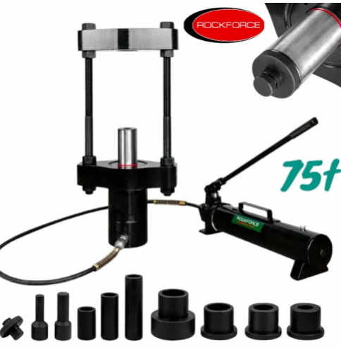 МОБИЛНА ХИДРАВЛИЧНА СКОБА ЗА ШЕНКЕЛНИ БОЛТОВЕ – ЗА КАМИОНИ 75 ТОНА ROCKFORCE