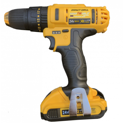 Ударен Винтоверт - Бормашина Kraft с 2 Батерии 36V 6Ah