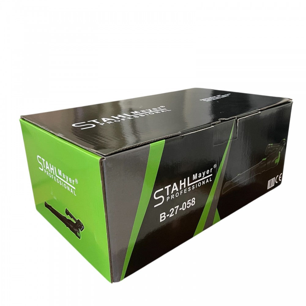 Акумулаторна въздуходувка STAHLMAYER 36v/8Ah. Духалка за листа , 2 батерии и зарядно