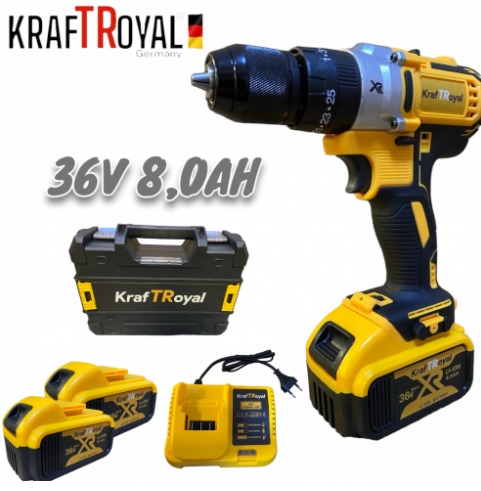 Акумулаторен ударен винтоверт 36V, 6Ah