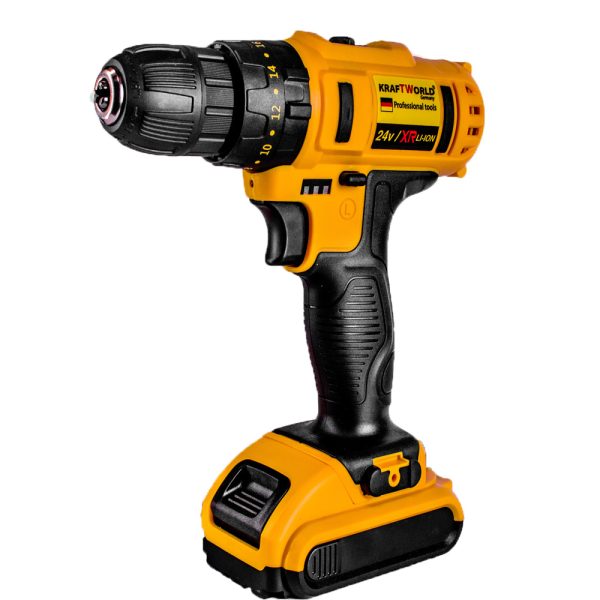 Безжичен Винтоверт KRAFT 36V 8,0AH + Гедоре 108 части