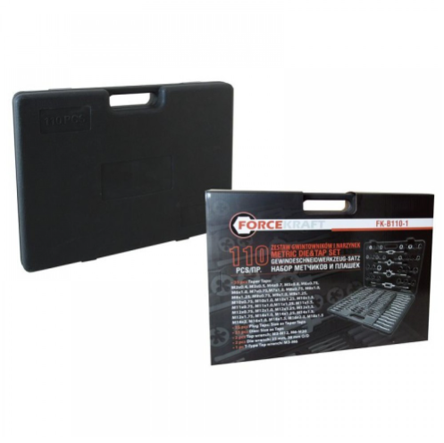 Метчици и плашки Forcekraft 110части