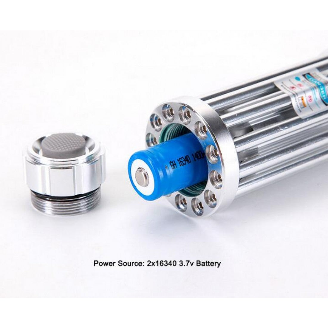 Акумулаторен Супер мощен мощен син лазер