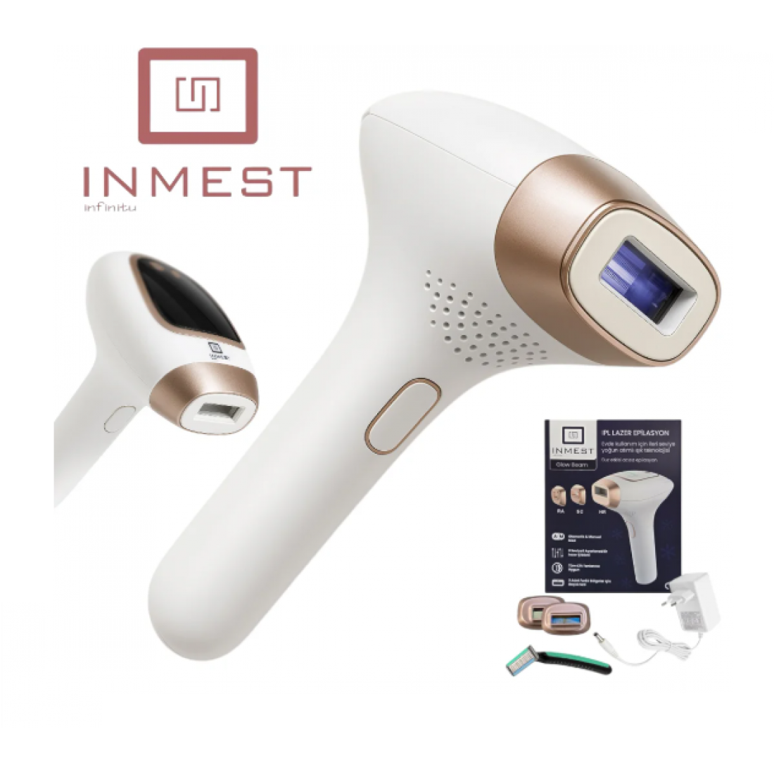 Фотоепилатор INMEST Glow Beam IPL технология лазерна епилация