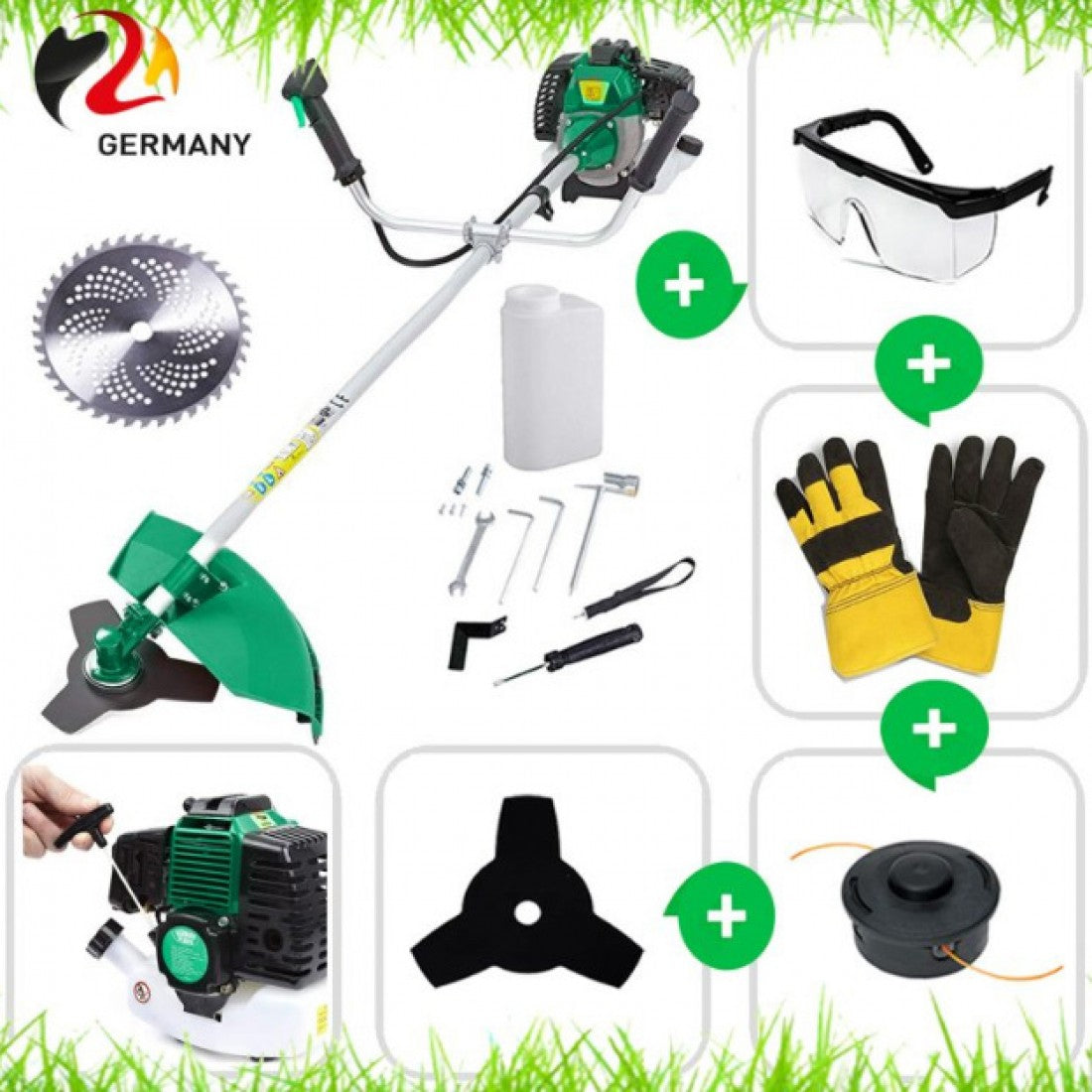 Храсторез Kraft Royal 62cc 4к.с. Бензинов Тример за трева