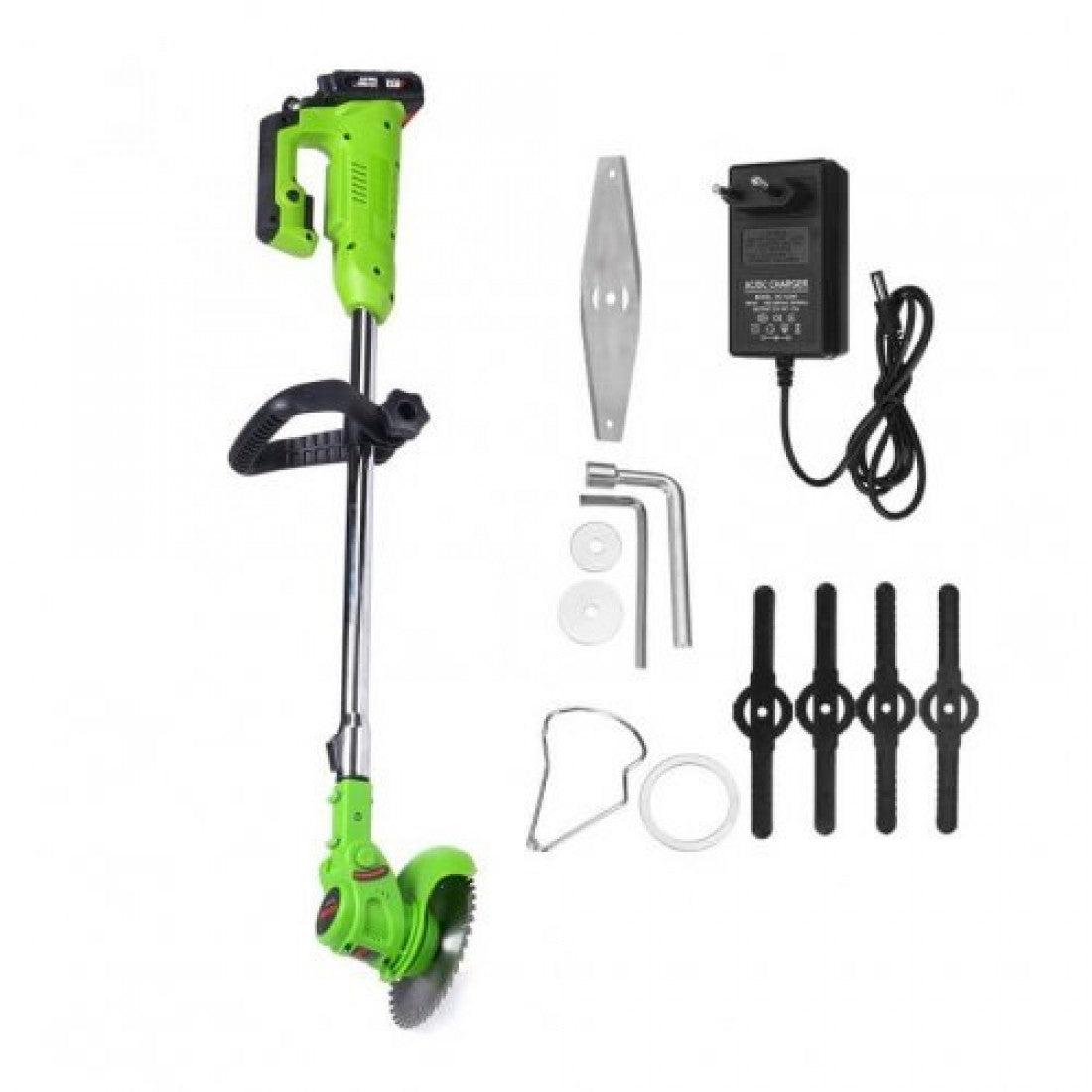 ХРАСТОРЕЗ АКУМУЛАТОРЕН БЕЗЧЕТКОВ ТРИМЕР КОСАЧКА ЗА ТРЕВА И ХРАСТИ 48V ПРОМОЦИЯ С 2 БАТЕРИИ