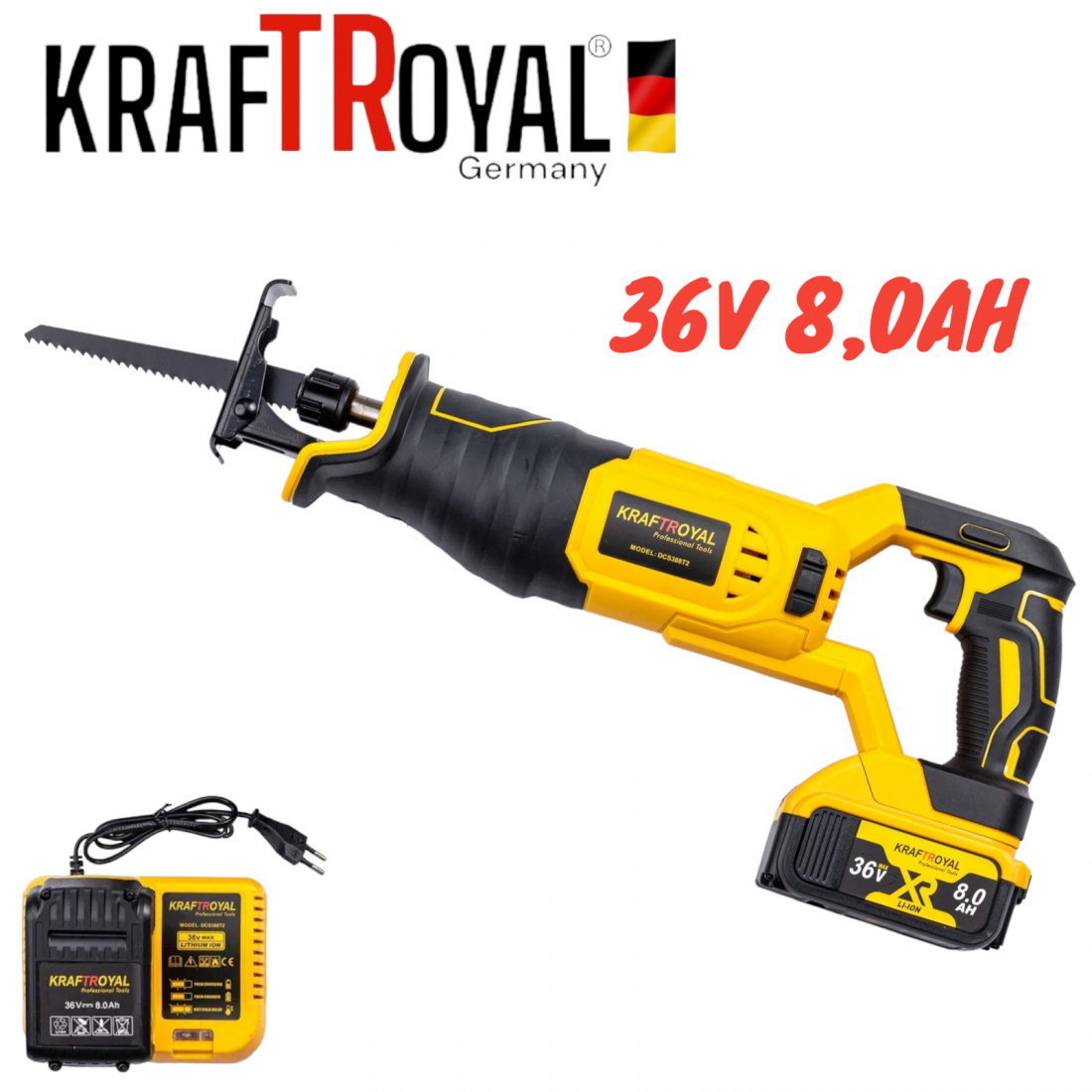Акумулаторен саблен трион KRAFT ROYAL