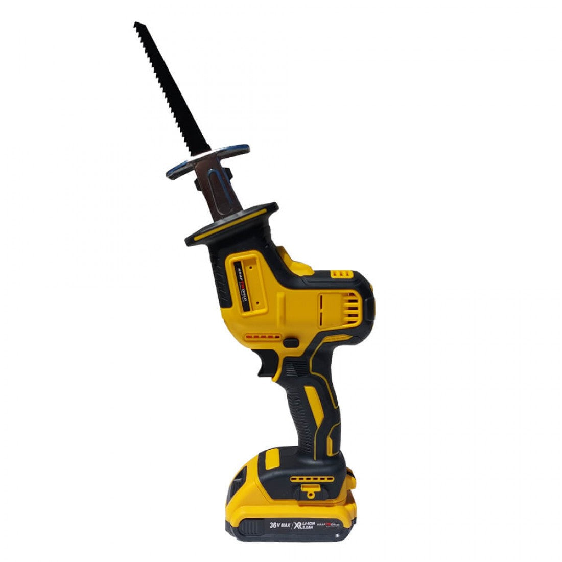 Саблен трион акумулаторен 36V 8Ah + 2 батерии Kraft