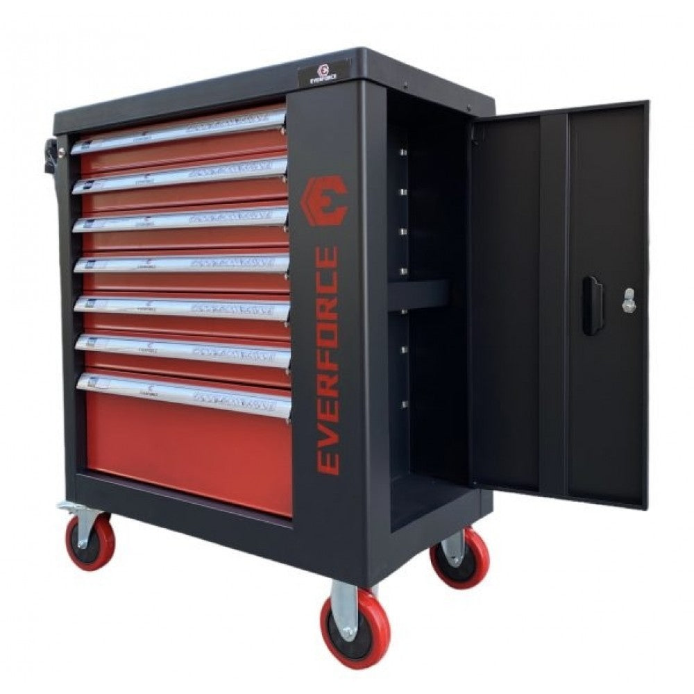 Шкаф с инструменти EVERFORCE със 7 чекмеджета и отделение за закачане на инструменти