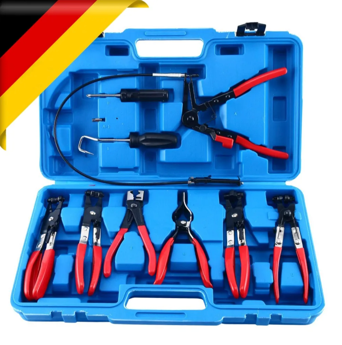 Немски Клещи за скоби за водни съединения от 9 части KraftWelle