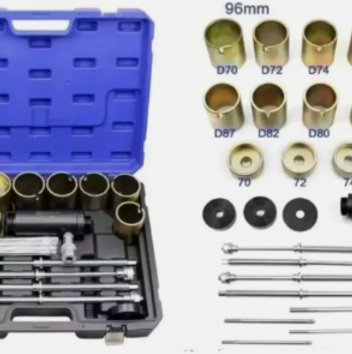 Немски Хидравличен Комплект за Монтаж и Демонтаж на Шарнири Втулки Лагери Семеринги KRAFTWELLE