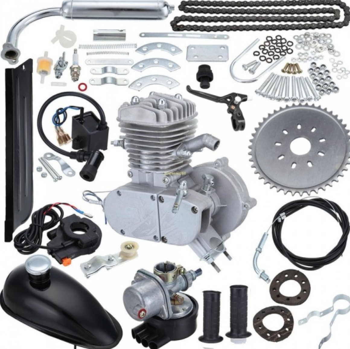 Бензинов вело двигател / двигател за колело 50куб.