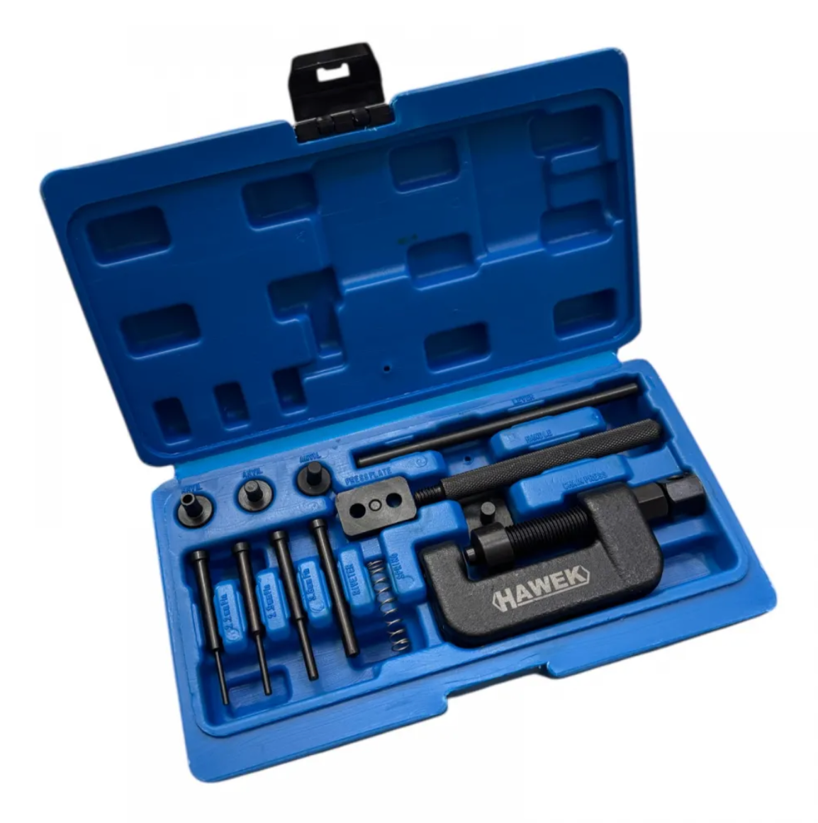 Професионален комплект за разнитване и занитване на вериги HAWEK , HW-1103