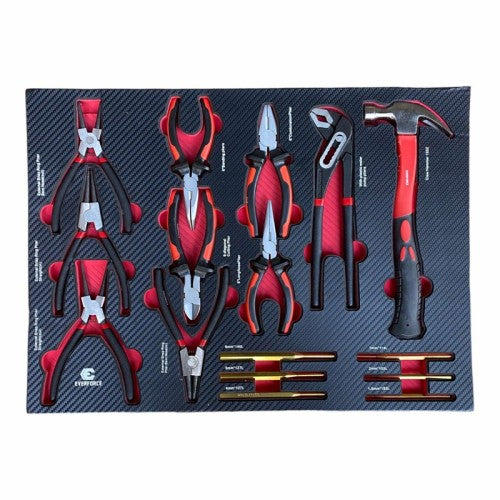 Шкаф с инструменти EVERFORCE със 7 чекмеджета и отделение за закачане на инструменти