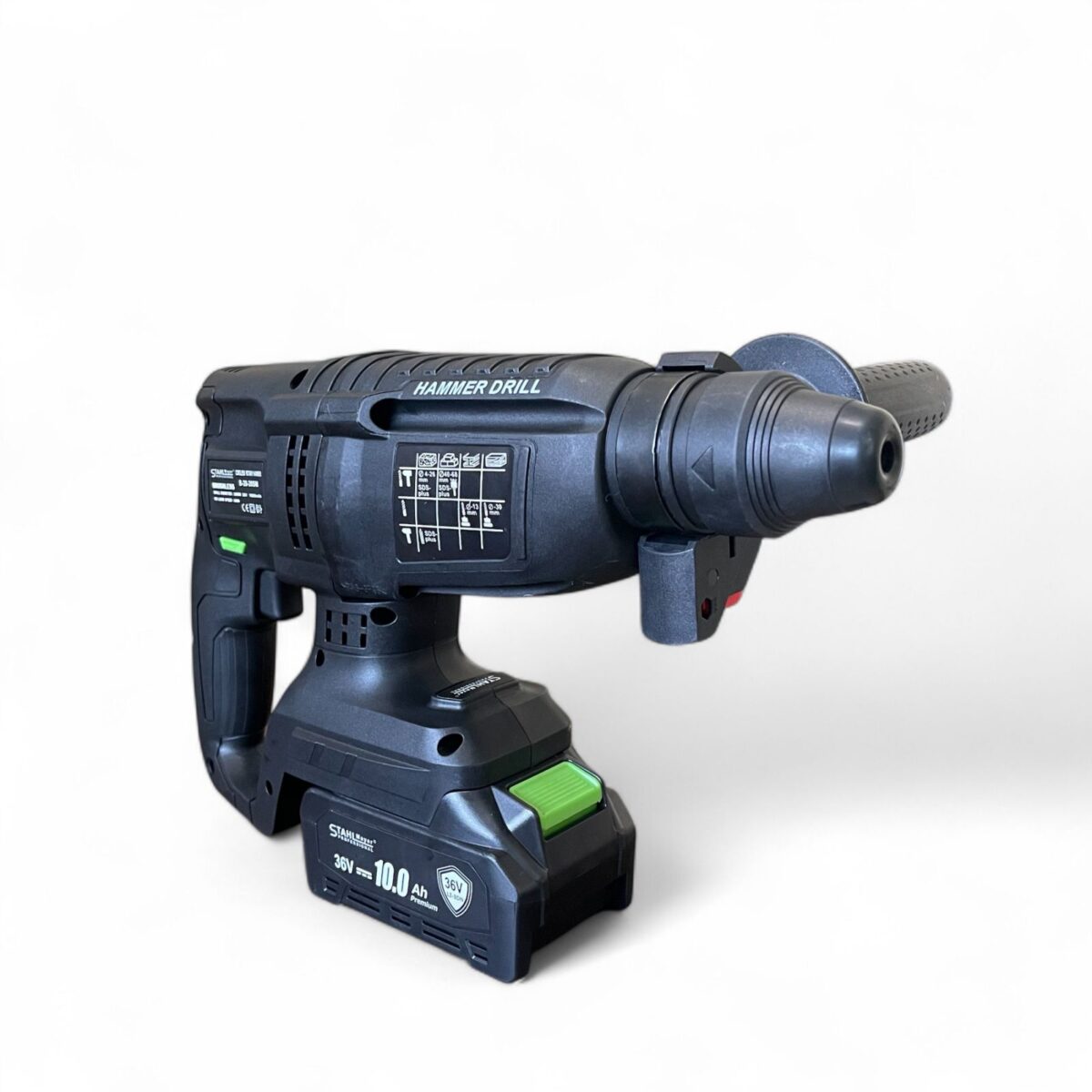 Акумулаторен безчетков перфоратор с 2 патронника , 36v 10.0A , STAHLMAYER BLACK PRO