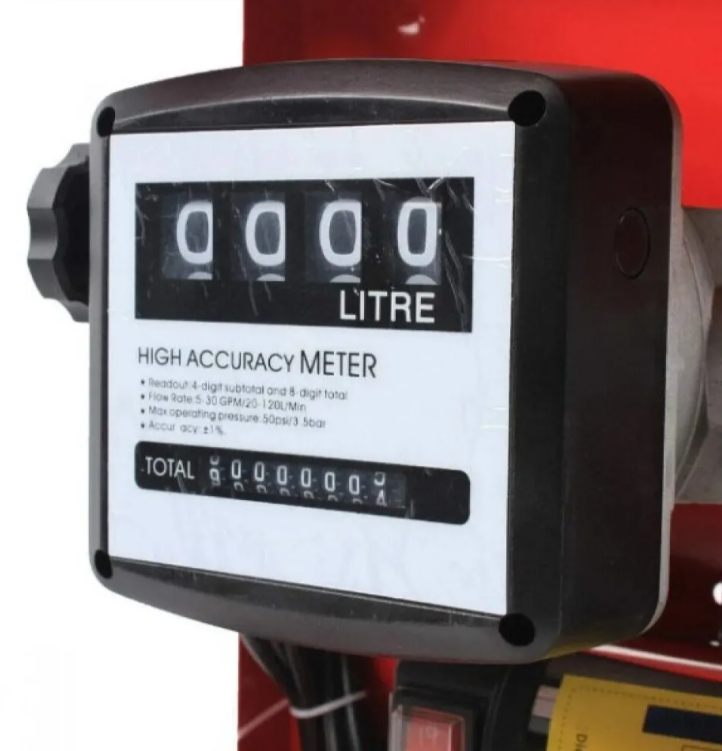 Електрическа помпа за източване на гориво, бензиноколонка с брояч - 12V