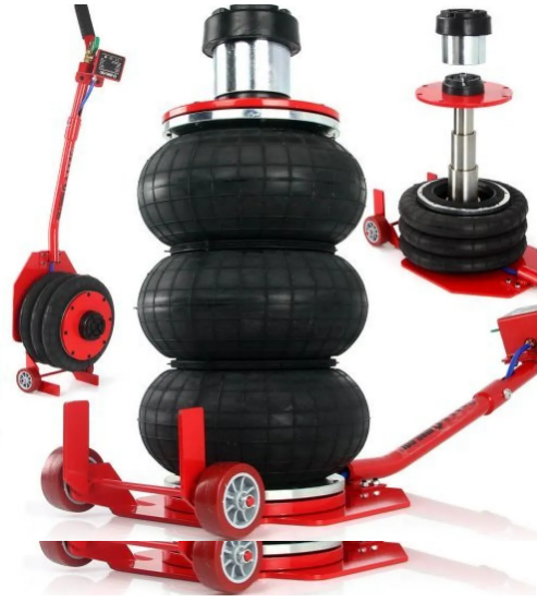 Пневматичен Крик 3,5 тона с 3 въздушни възглавници