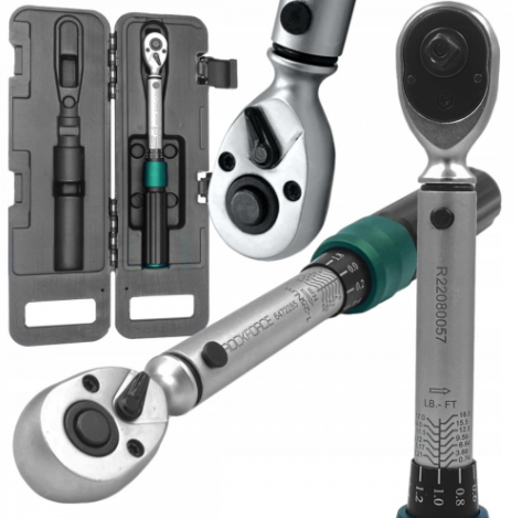 КЛЮЧ ДИНАМОМЕТРИЧЕН 1/4“ 1-25NM ROCKFORC RF-6472285 С БЪРЗА ФИКСАЦИЯ