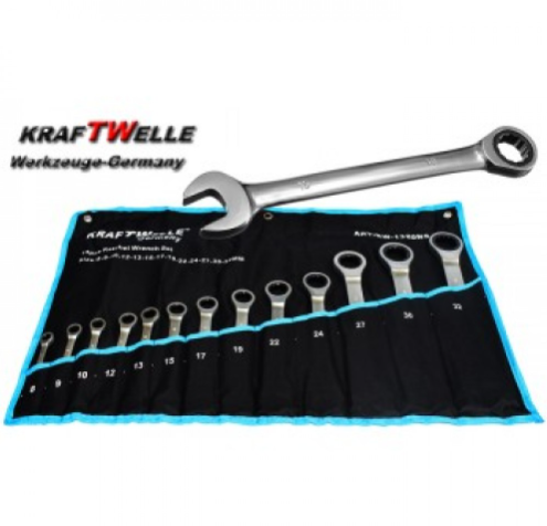 Звездогаечни тресчотни ключове 8-32мм KrafTWelle