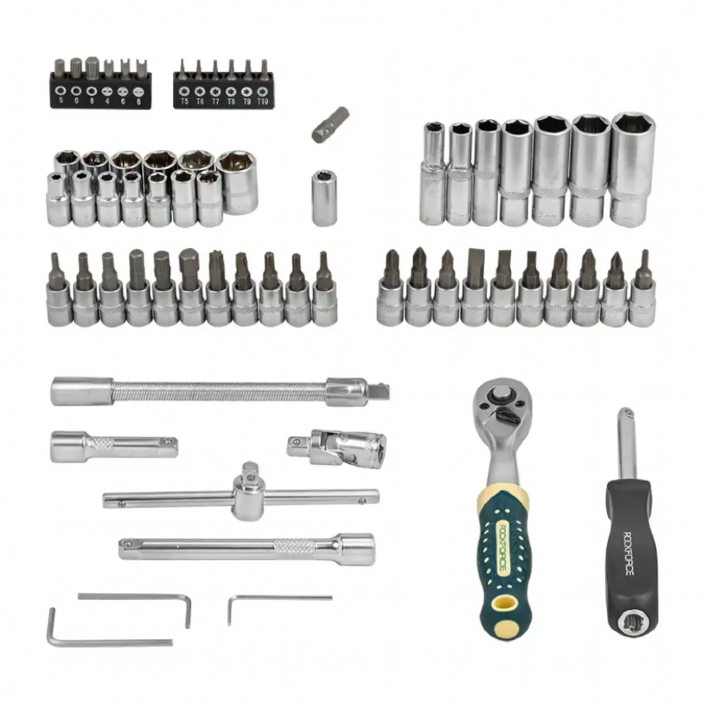 Гедоре 66 части 1/4" ROCKFORCE