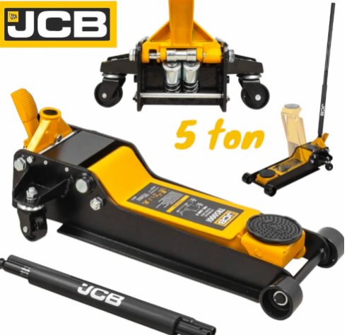 Крик "крокодил" нископрофилен 5 т с педал JCB, TR50001 (90-550 мм)