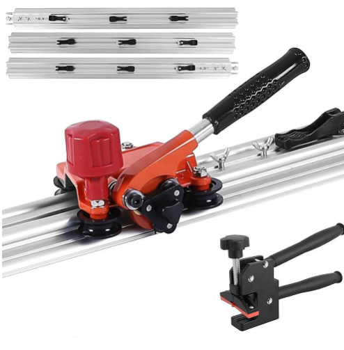 Машина за рязане на голямоформатни плочки, 380 см, с 3 линеала