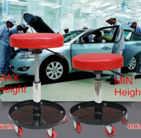 Автомонтьорски стол с поставка за инструменти