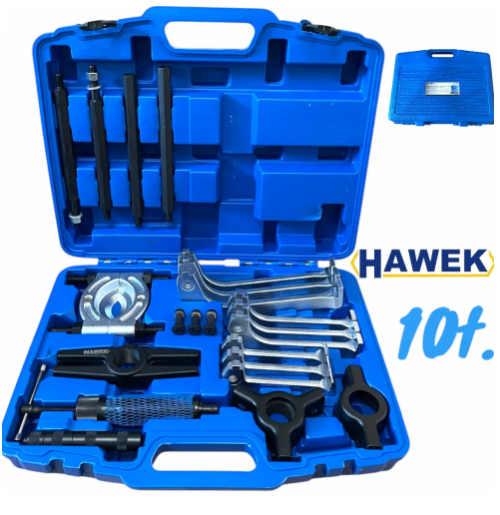 ХИДРАВЛИЧЕН КОМПЛЕКТ СКОБИ И СЕПАРАТОР ЗА ЛАГЕРИ 10 ТОНА HAWEK HW-1097