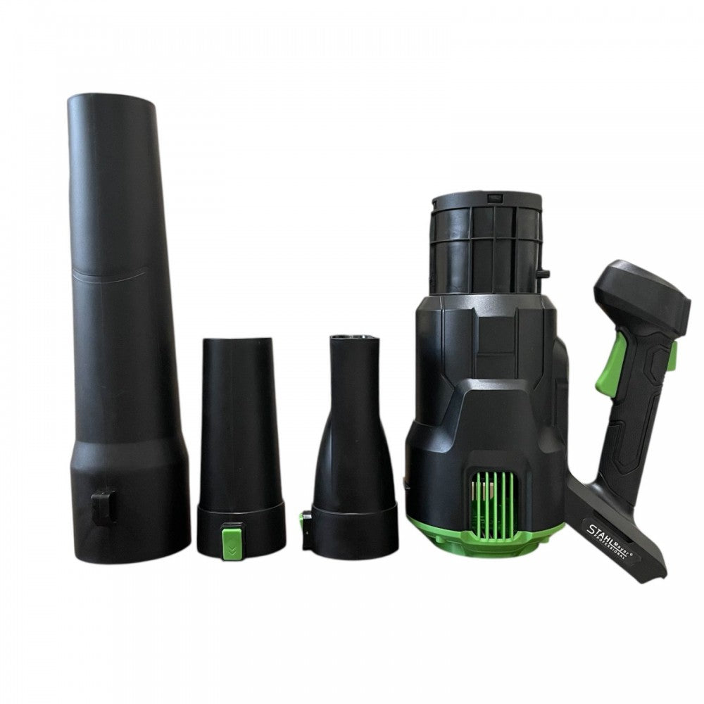 Акумулаторна въздуходувка STAHLMAYER 36v/8Ah. Духалка за листа , 2 батерии и зарядно