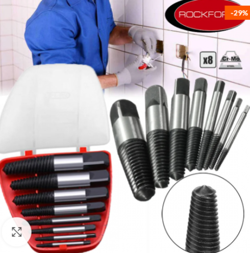 Eкстрактор за вадене болтове 6бр