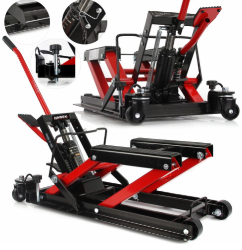 Хидравличен професионален крик за мотори и ATV HAWEK