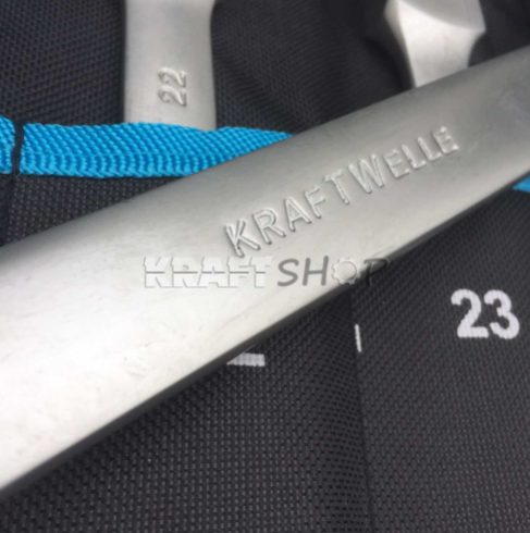 ПЪЛЕН КОМПЛЕКТ Немски Тресчотни ключове 22ч KrafTWelle 6-32мм с чупещо рамо