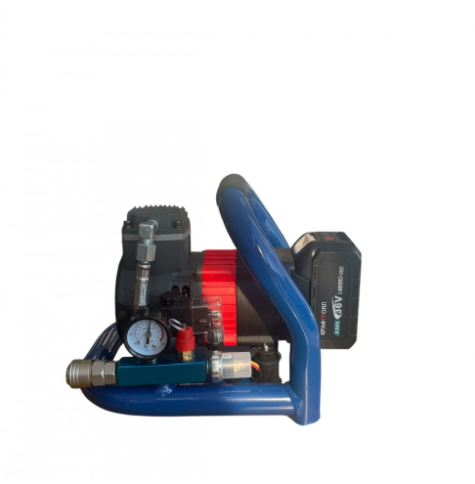 Универсален акумулаторен безчетков въздушен компресор с 2 батерии KraftTRoyal