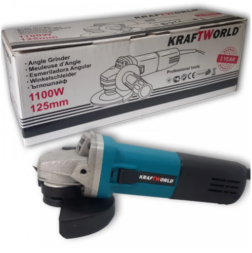 Ъглошлайф KraftRoyal 125 мм, 1100W, с регулация на оборотите
