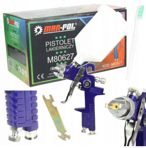 Бояджийски пистолет с горно казанче Mar-pol HVLP / 1,4 мм , M80627