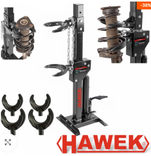Хидравлична скоба за пружини 1т с лапи полска HAWEK