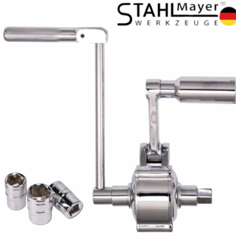 Редукторен механичен гайковерт 1/2" -17,19,21мм