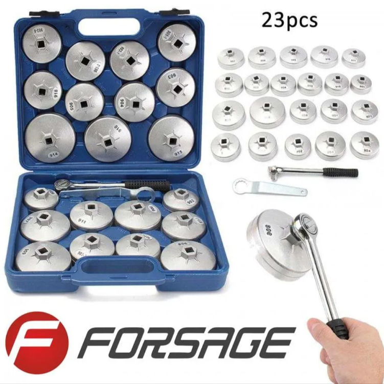 Ключове за маслен филтър Forsage , универсални 1/2", 23 части к-т