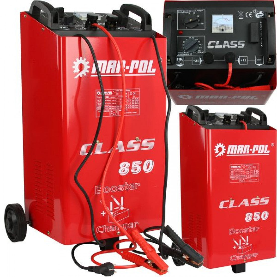 Зарядно Стартерно Устройство за Акумулатор MAR-POL 630) 60-800Ah 750) 60-900AH 850) 80-1000AH