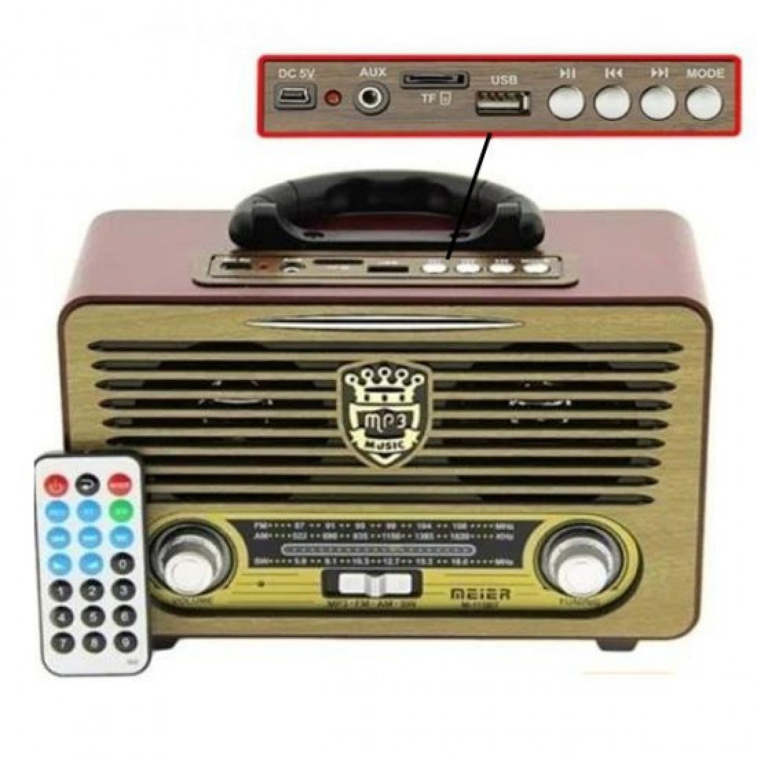 Ретро радио MEIER M-115BT
