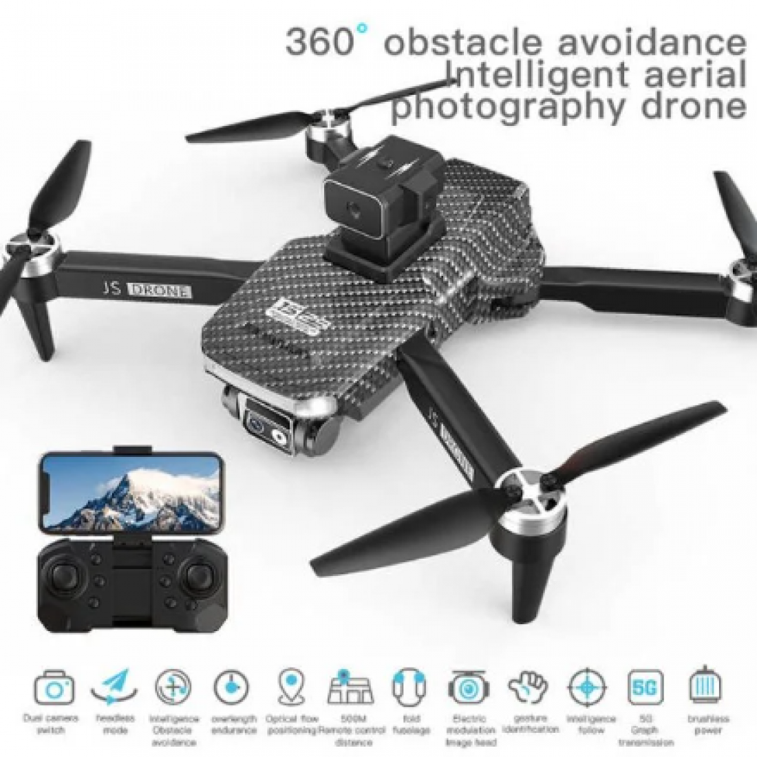 Сгъваем Дрон V2 GPS K4 PRO Дистанционно управление