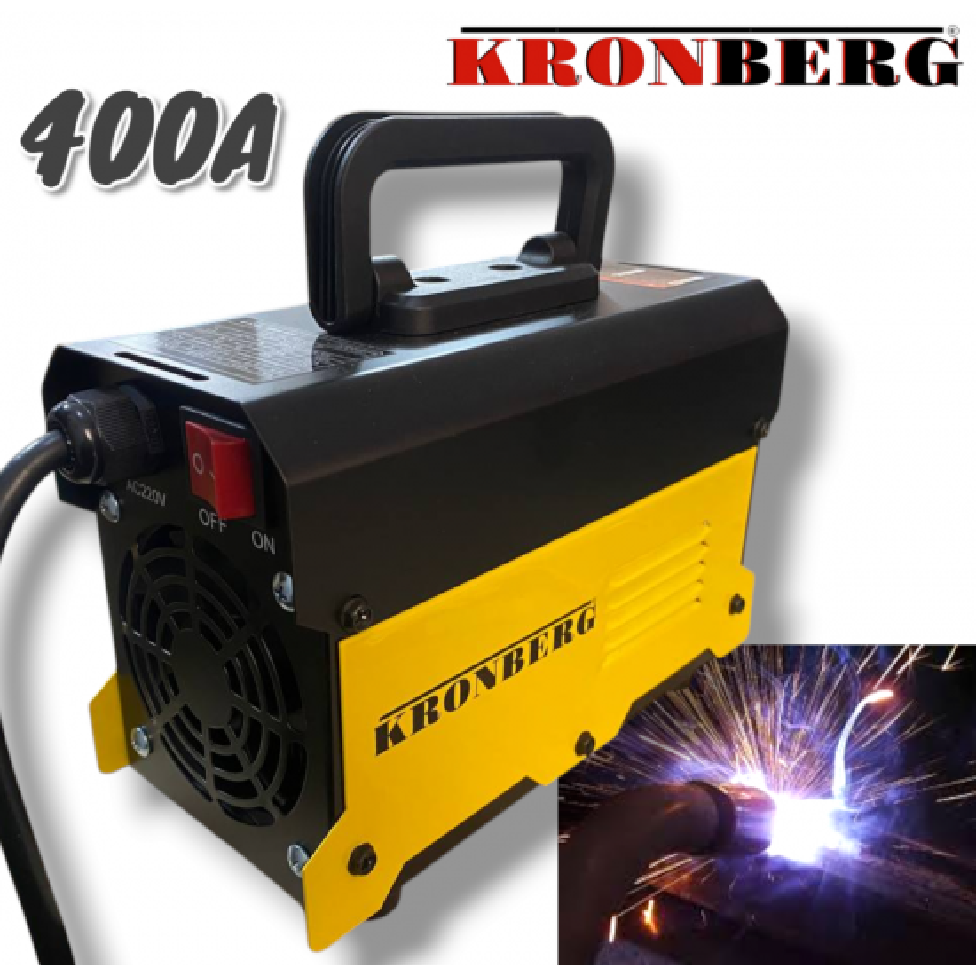 Инверторен Електрожен с дисплей KRONBERG 400A