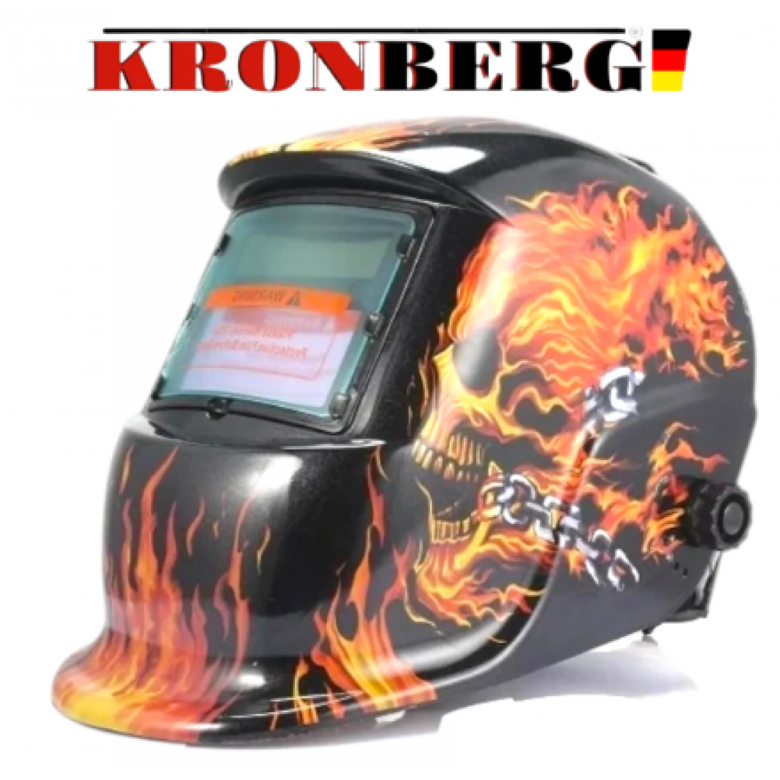 Телоподаващо Инверторен Електрожен 400А 2в1 Заваръчна Техника KRONBERG 2в1 + Соларна Маска Шлем