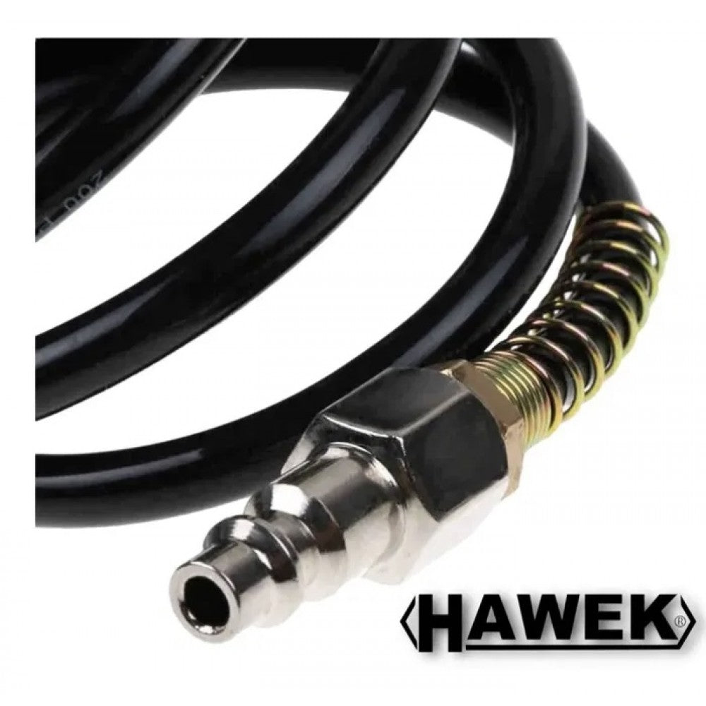 ПОЛИУРЕТАНОВ СПИРАЛЕН МАРКУЧ ЗА ВЪЗДУХ С БЪРЗИ ВРЪЗКИ HAWEK 10М. 15М. 20М. МЕТРА